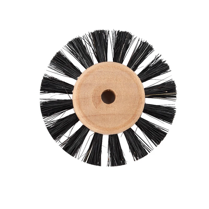 

10pcs/box Dental Lab Material Dental Wood Plastic Hub Wheel Brush Jewelry Dental Cleaning Polishing Buffing