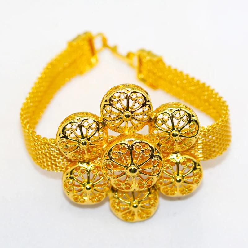 Эфиопия 24K универсальное Золотое женское ювелирное изделие Африканский