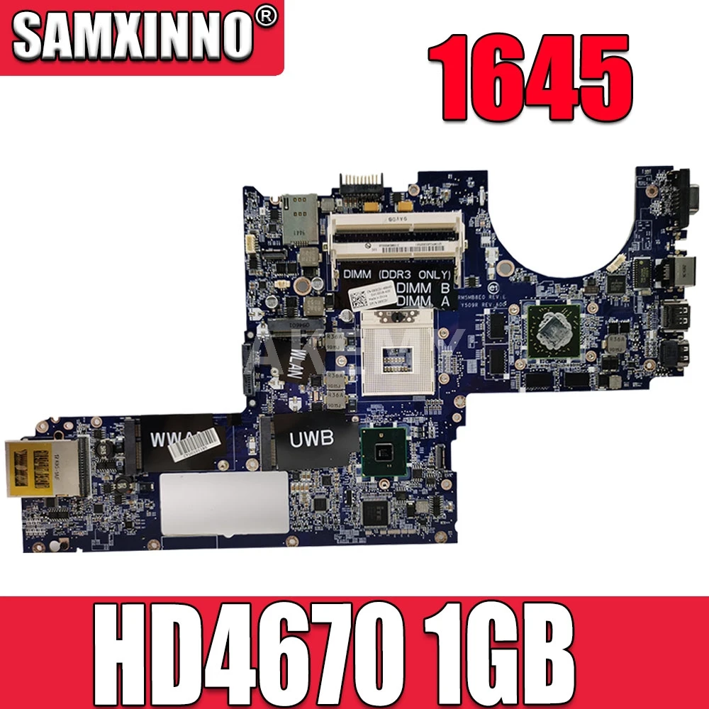 

Akemy CN-0Y507R для DELL XPS 1645 Y507R материнская плата для ноутбука с видеокартой HD4670 1 гб поддержка i7 CPU DA0RM5MB8D0 100% рабочий
