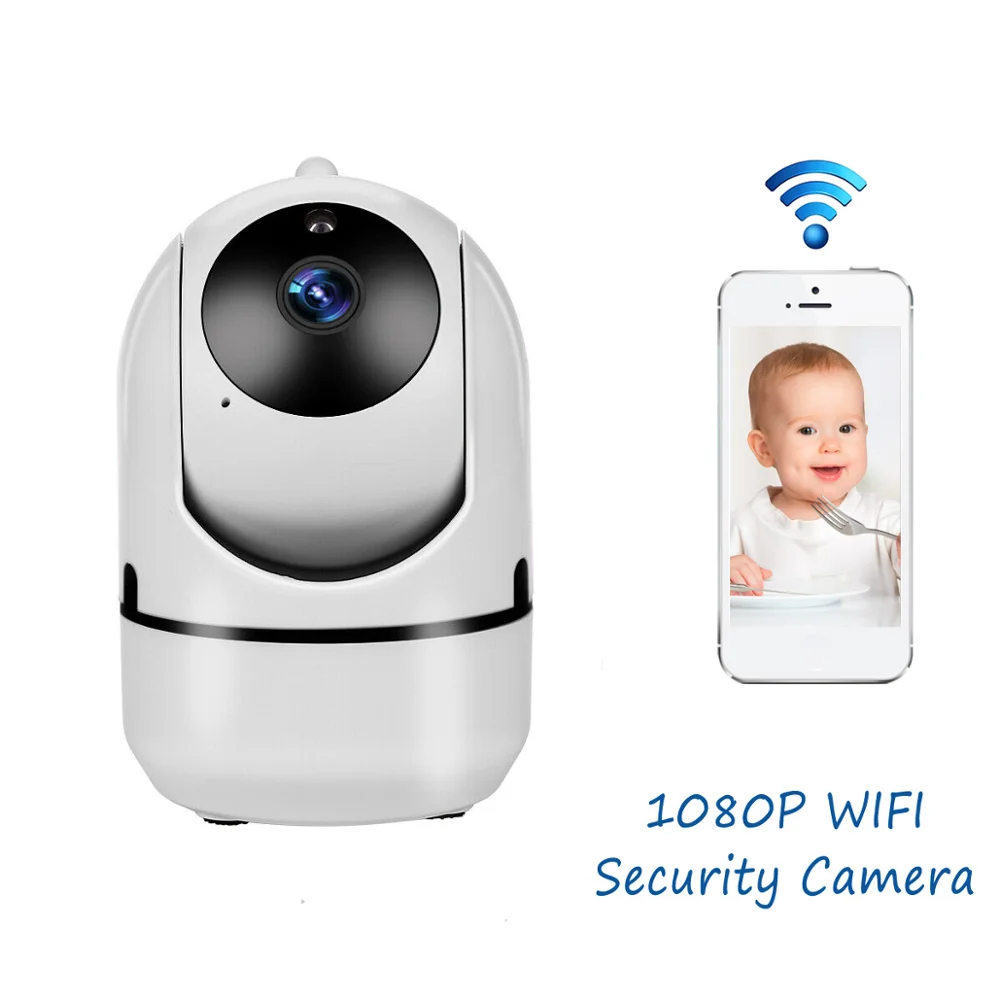 Беспроводная детская IP камера безопасности Tuya Alexa 30FT IR длина 1936P 1/3 cmos wifi|Камеры