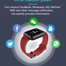 New A6 Smart Watch Color Screen Heart Rate Blood Pressure Monitor Men Watch Fitness Waterproof Womens Watches Wearable Devices