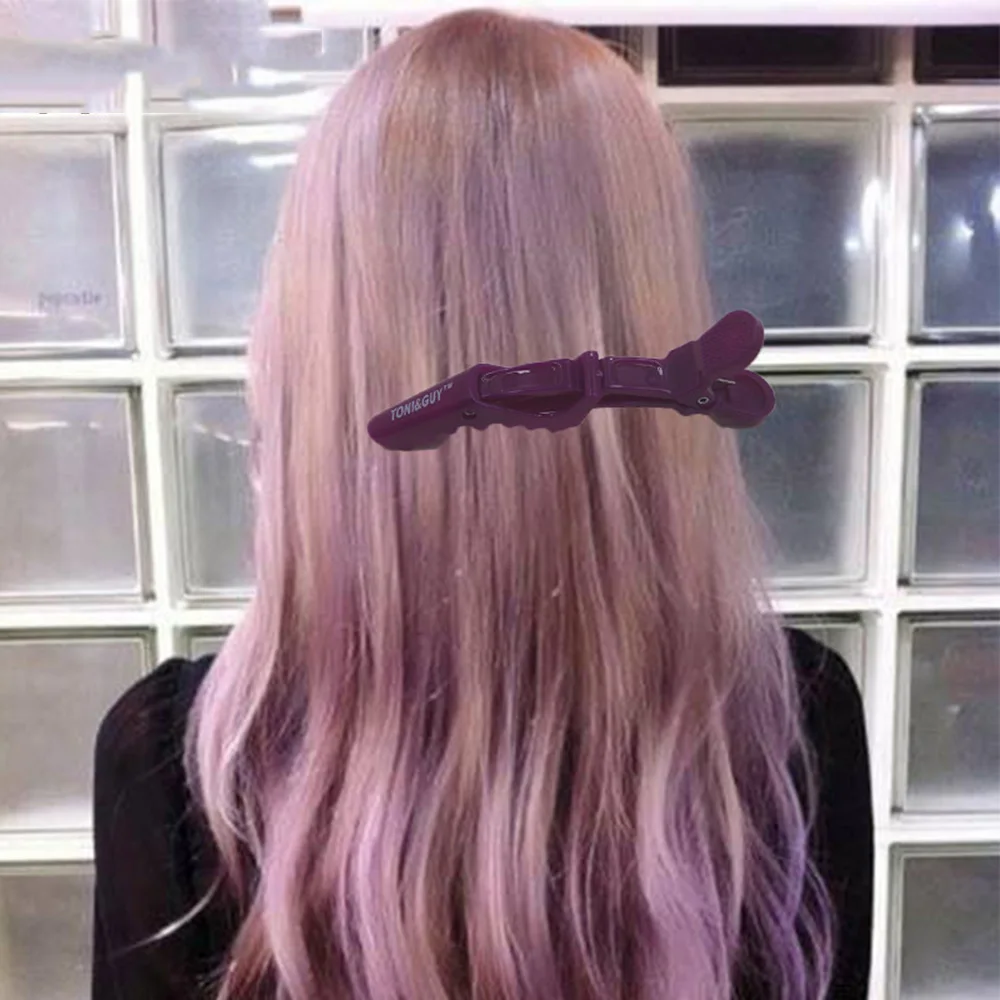 6 шт/1 шт. 100% Укладка волос парикмахерский салон зажимы Пластик крокодил когти с