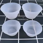 Popular1PC силиконовая чашка для распределения полимерных клеевых инструментов, чашка для распределения клея со шкалой из кристаллов, ювелирные инструменты, полимерные формы для ювелирных изделий