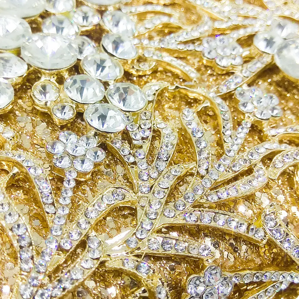 Женская вечерняя сумочка Boutique De FGG прочная металлическая сумочка-клатч с