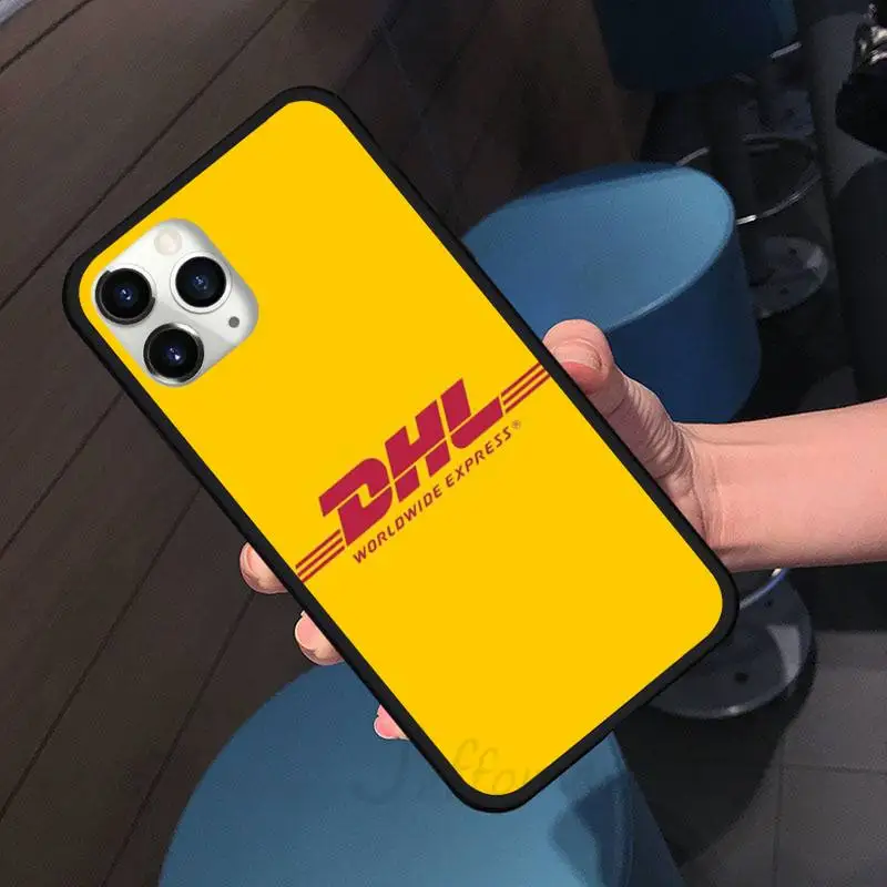 

Hot Dhl Express Phone Case for iPhone 11 12 pro XS MAX 8 7 6 6S Plus X 5S SE 2020 XR shell cover funda