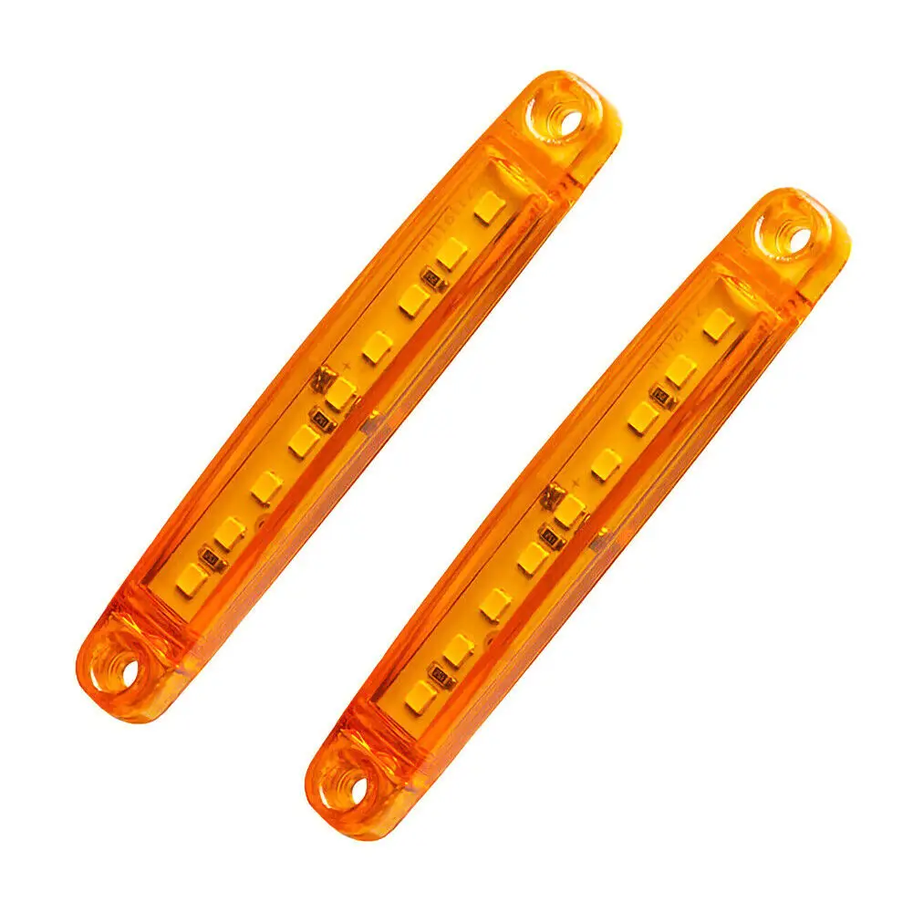 

Parts Side Marker Lights Car Accessories Truck Trailer 10Pcs 12-24V ABS