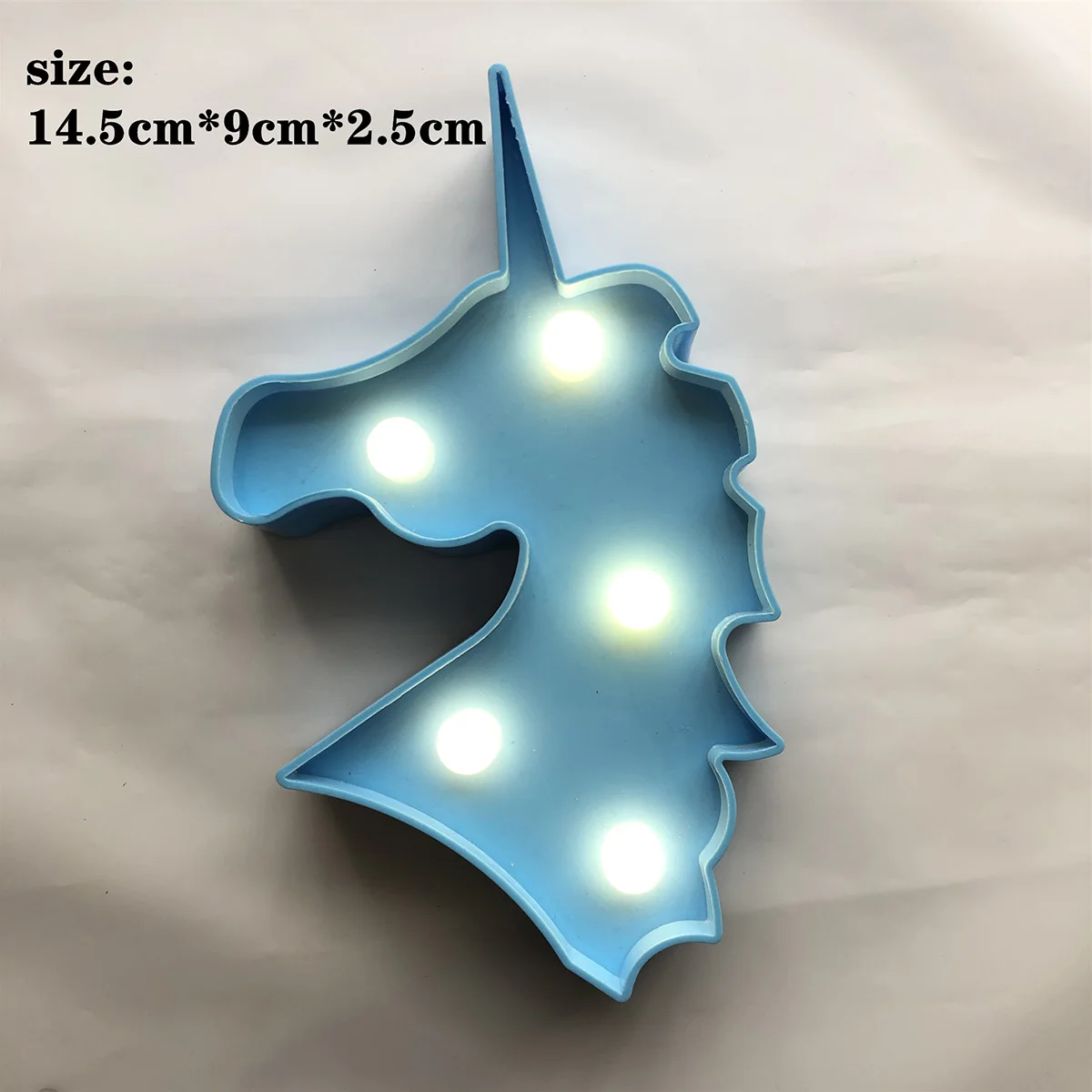 blue unicorn head YAYU мультфильм настольная лампа 3D Корона/единорог голова/Кактус/единорог/Моделирование Ночной светильник светодиодный настольная лампа украшение дома офисные подарки - Испускаемый цвет: blue unicorn head