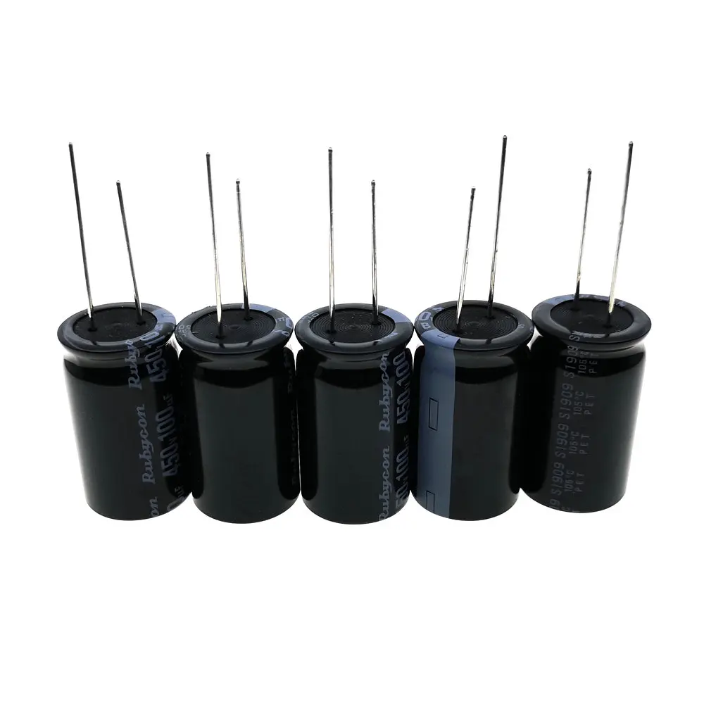 5 шт. 450V100UF 18*30 мм специальные внутренние подкладки для 450V 100 мкФ 105C 100uf450v электролитический конденсатор с алюминиевой крышкой