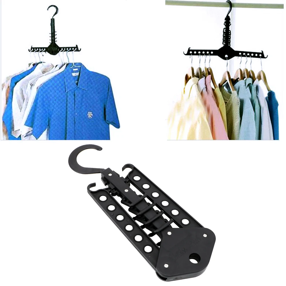 Складная вешалка NICEYARD многофункциональные Черные Портативные Волшебные вешалки