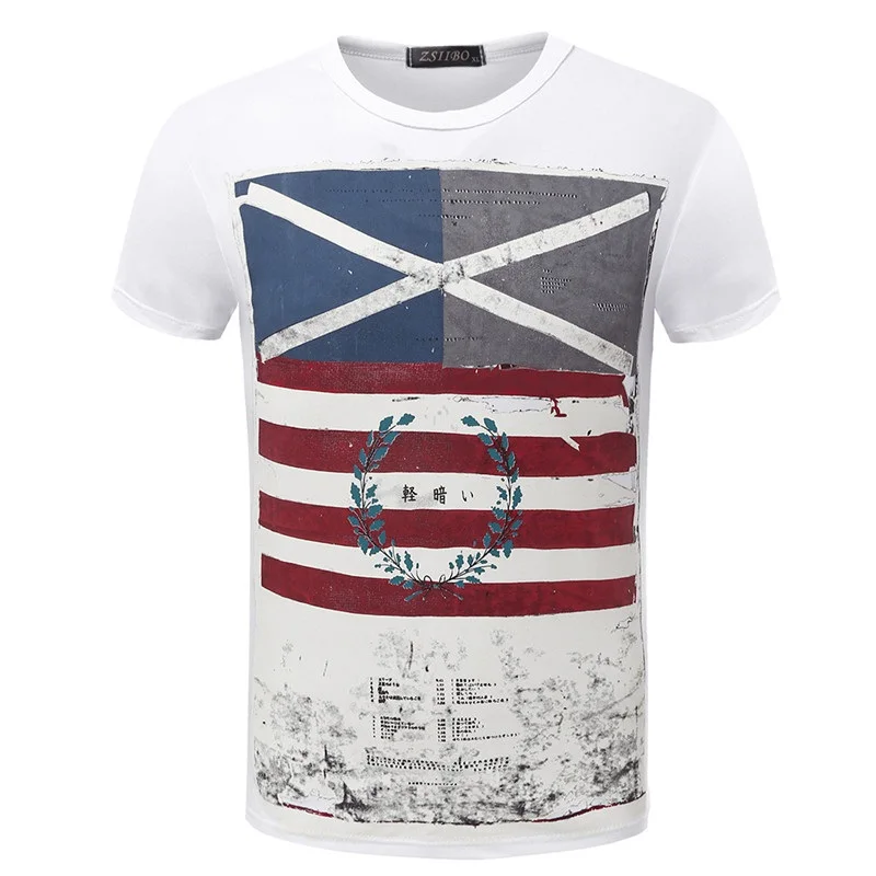 Брендовая новая одежда мужская классическая Футболка с принтом для отдыха