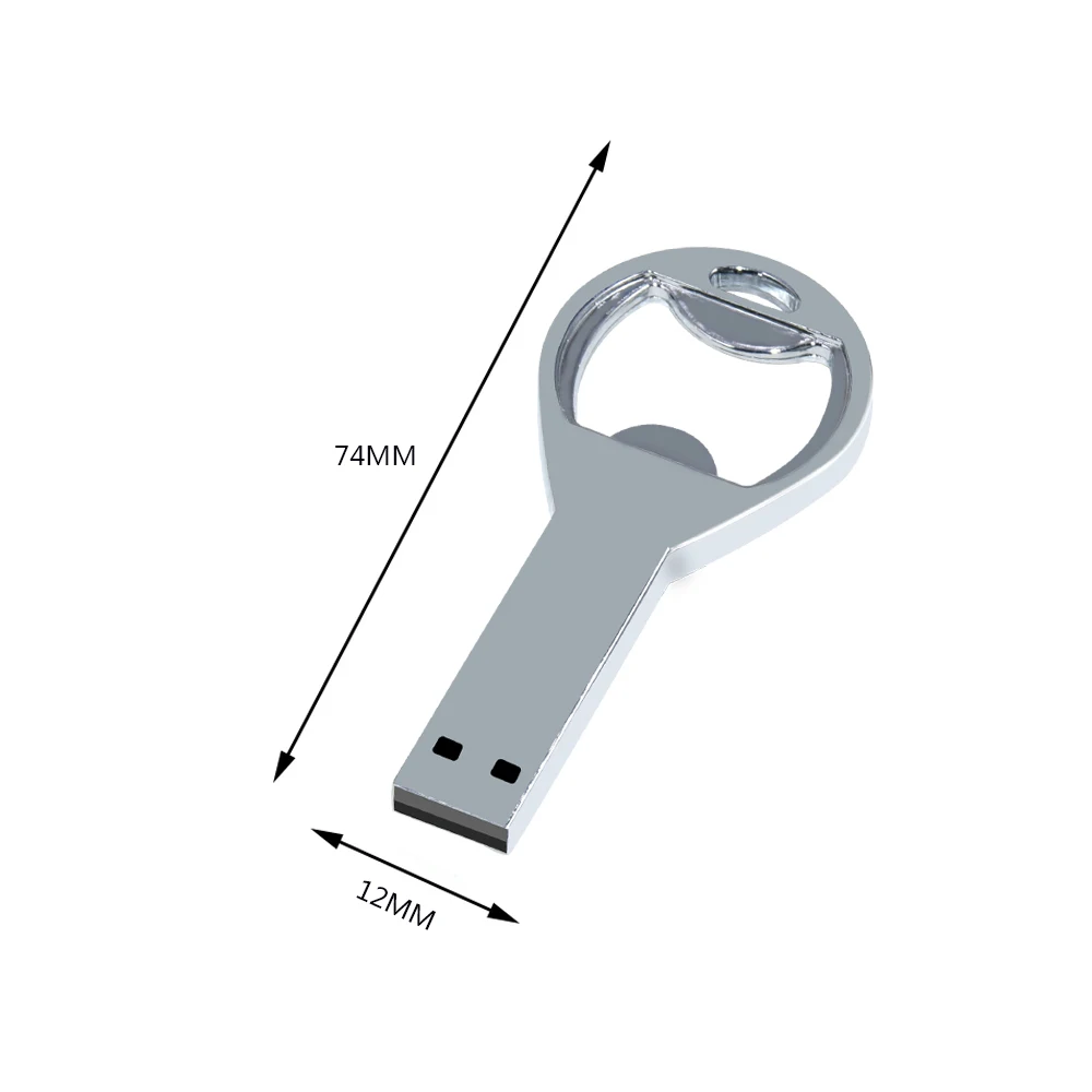 

metal usb 2.0 flash drive pendrive pen drive opener 128gb 64gb 32gb creative design 4gb 8gb 16gb flash memorias memory 10pcs/lot