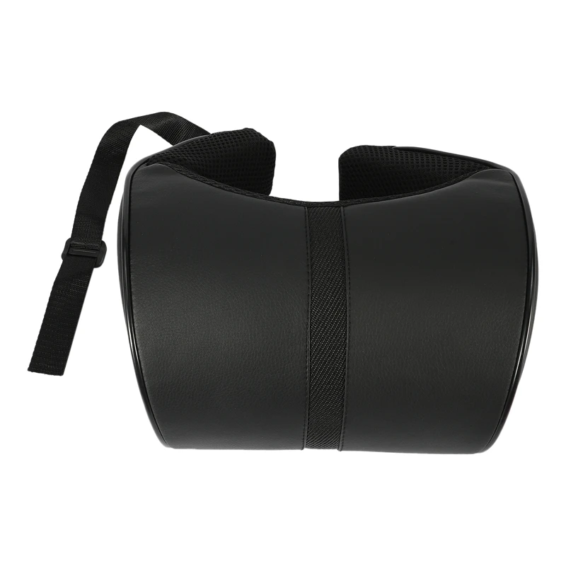 

Adjustable Car Headrest Neck Pillow Faux Leather Neck Protection Rest Pillows 1X