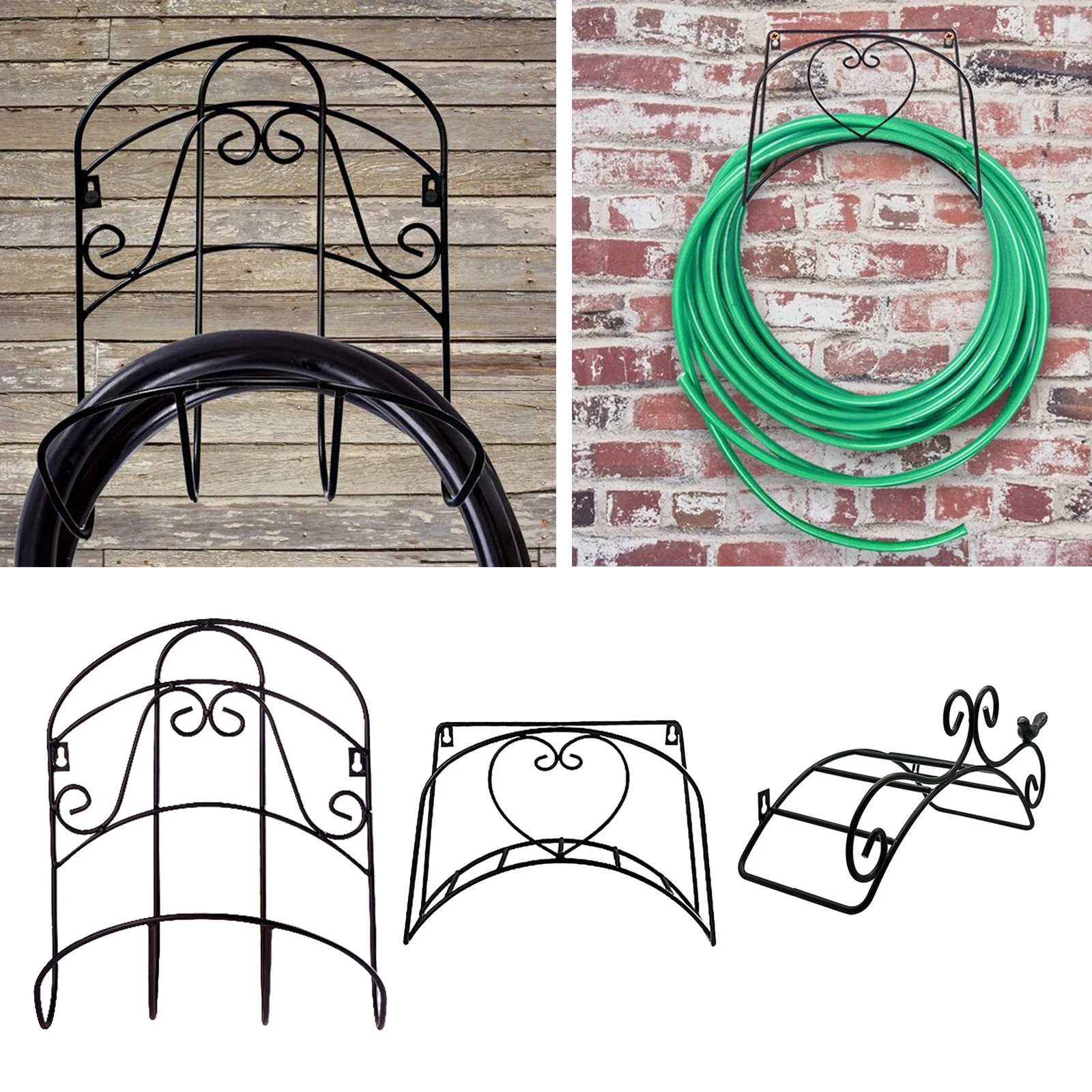 Декоративная настенная вешалка с крючком держатель для садового шланга в