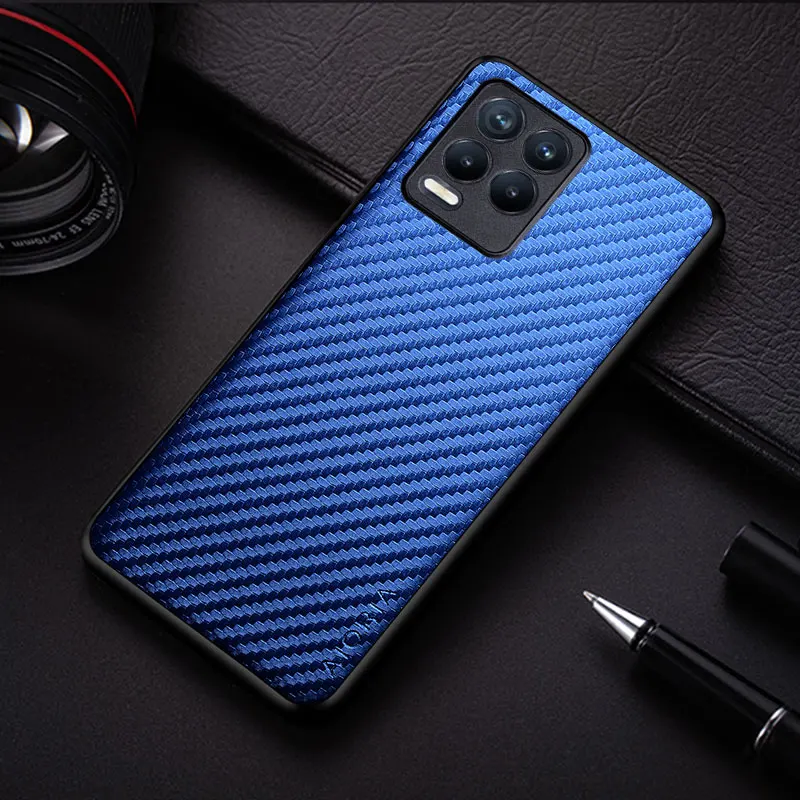 carbon fibre texture phone case for oppo realme 8 pro 8i fashion design soft back cover for oppo realme 8s narzo 30 v13 5g case free global shipping