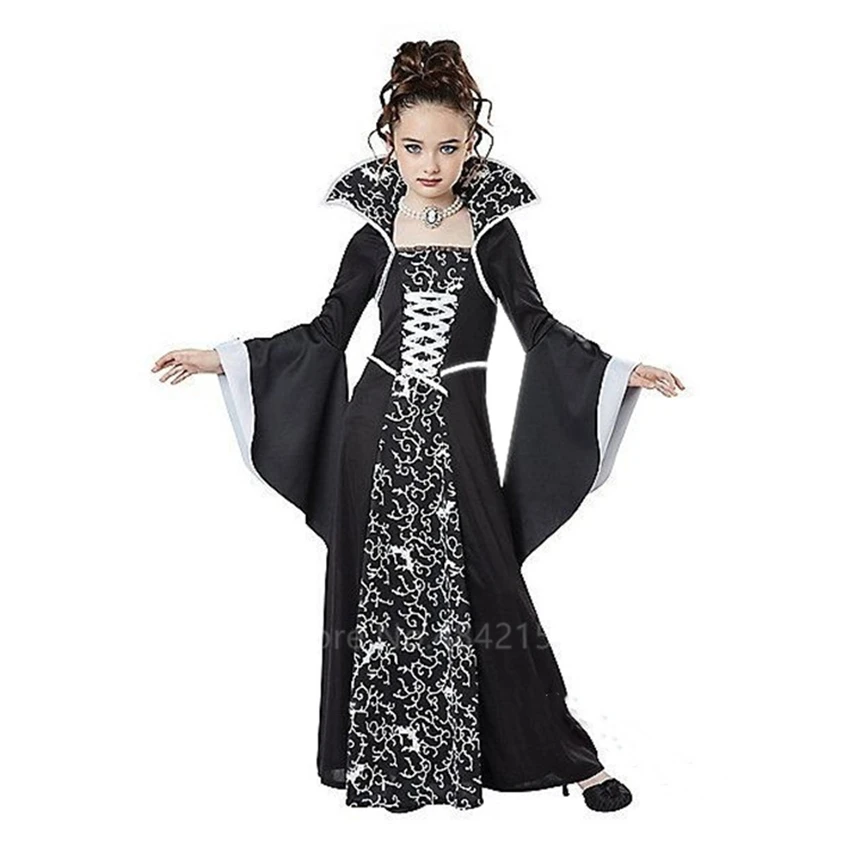 Костюмы на Хэллоуин для маленьких девочек Средневековый костюм костюмированной