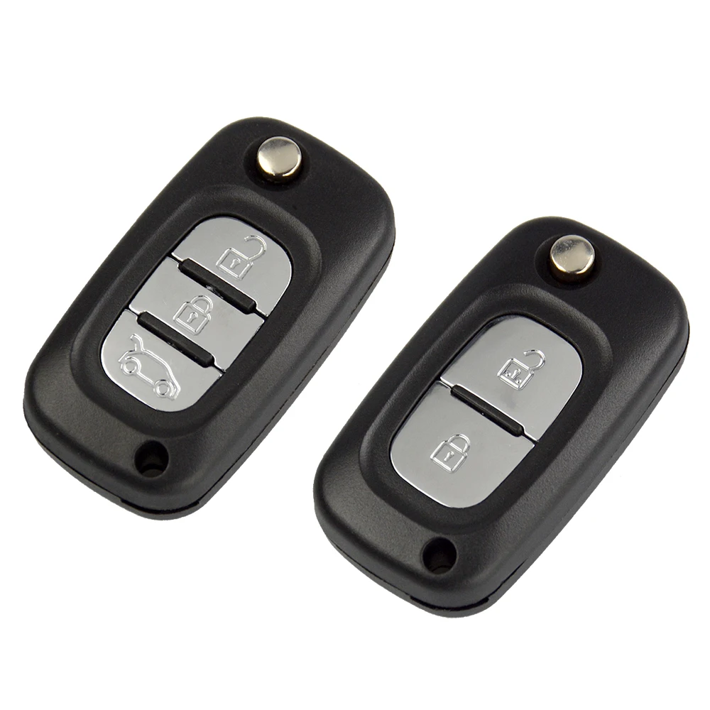 OkeyTech 2/3 кнопки для Renault Clio 3 Megane Kangoo Modus дистанционный откидной складной брелок