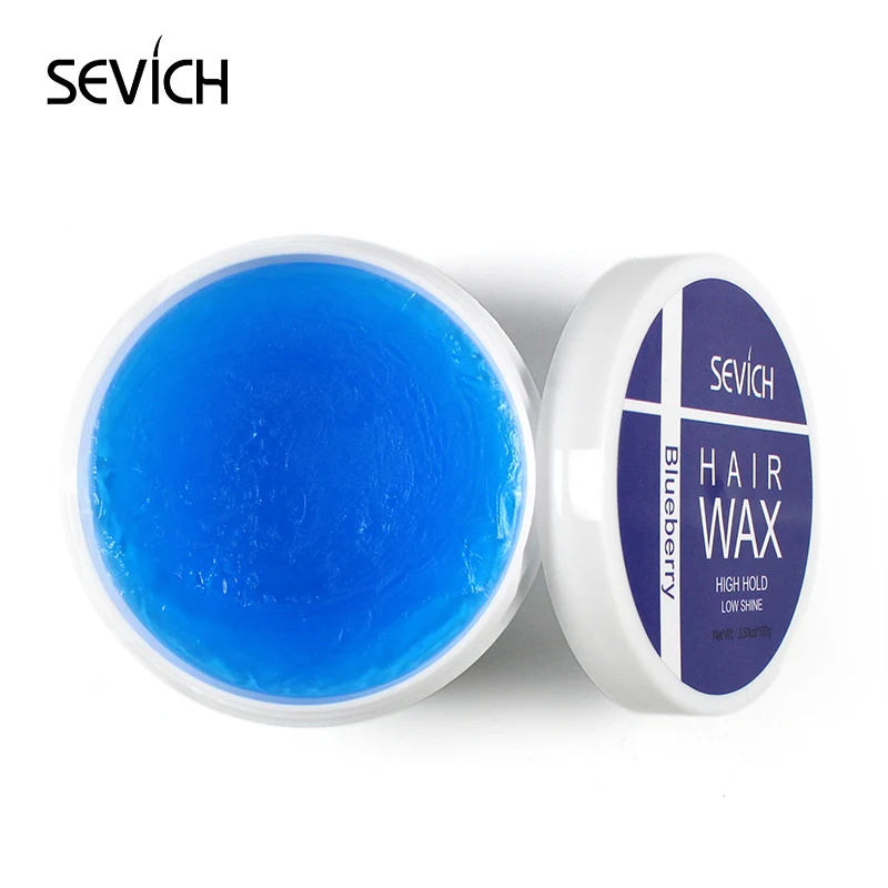Blueberry SEVICH,, глина для волос, помады, воски для укладки волос, воск, высокая фиксация, четыре вкуса, одноразовое формование, сделай сам, продукты для укладки, грязевой гель - Цвет: Blueberry