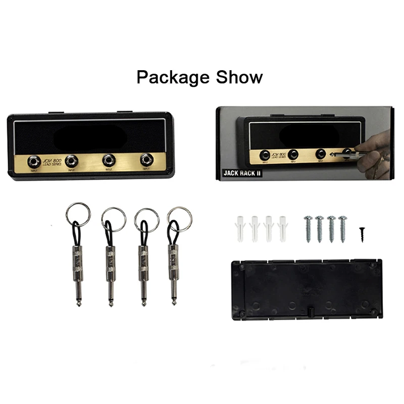 

Key Storage Guitar Keychain Holder Jack II Rack 2.0 Electric Key Rack Amp Vintage Amplifier Gift Dropshipping Wall Decor