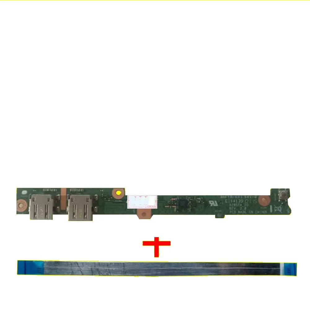 Отличная USB Панель кнопки включения питания ноутбука с кабелем для ASUS X205T X205TA IO