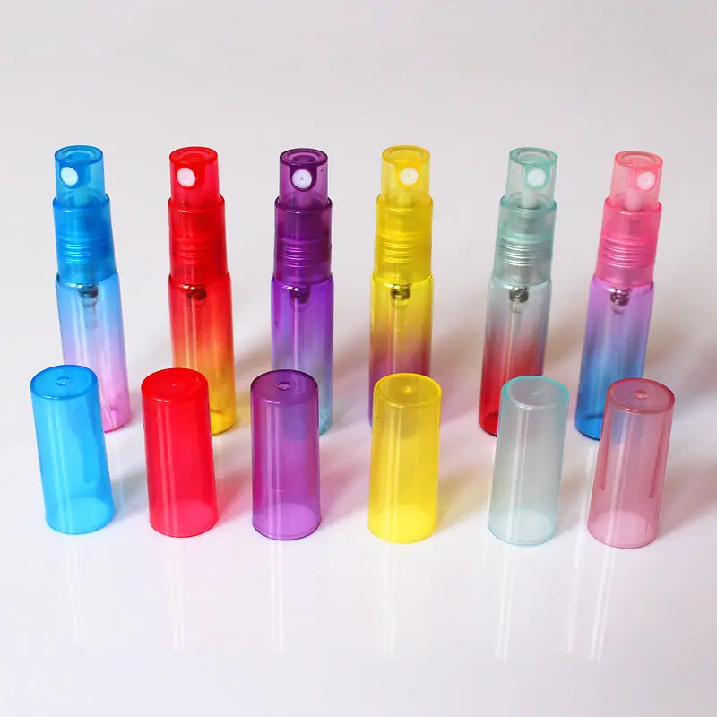 24 шт./лот 4 мл 8 мини многоразовый портативный флакон для духов красочные красивые