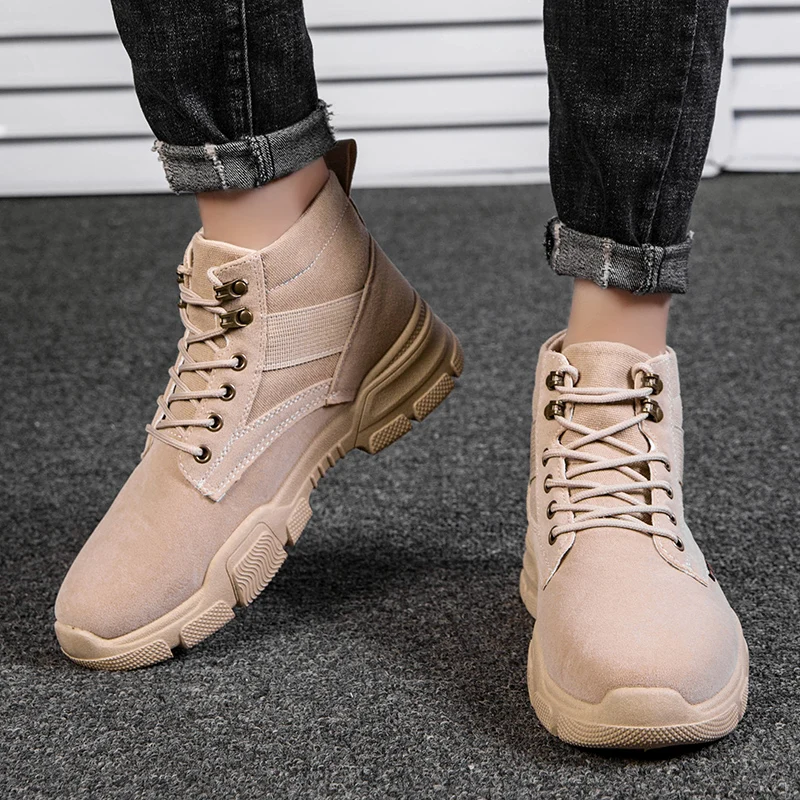 

Home Boots Zapatos Casuales Mens Dress Boots Sports Casual Shoes Sapato Men's Coturno Work Man Fashion Sneakers Black