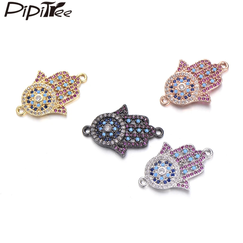 Pipitree Роскошные брендовые разноцветные кубические циркониевые Подвески в виде