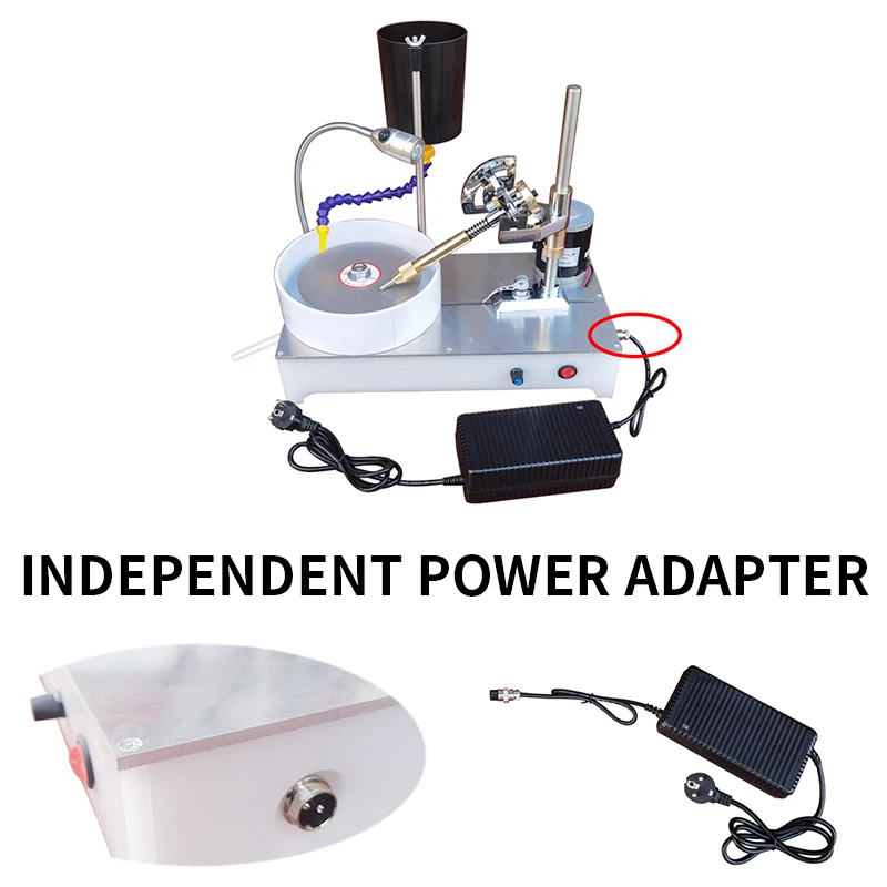 Шлифовальный станок для драгоценных камней 120 Вт небольшой ювелирный огранки