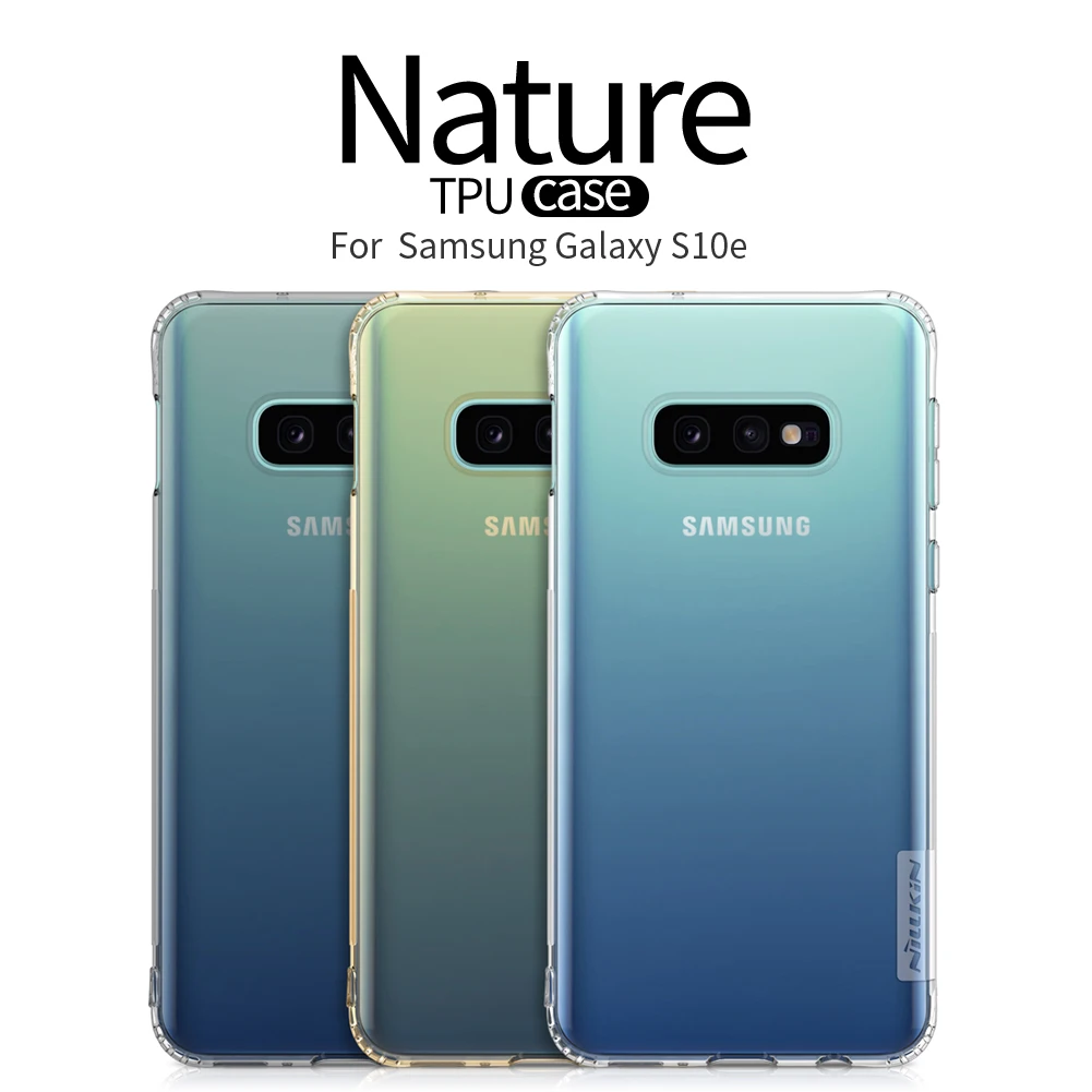 Для samsung Galaxy S10 S10 Plus S10e S9 S8 Plus чехол Nillkin TPU 0,6 мм задняя крышка чехол для samsung S10 S10E S9 S8+ чехол s