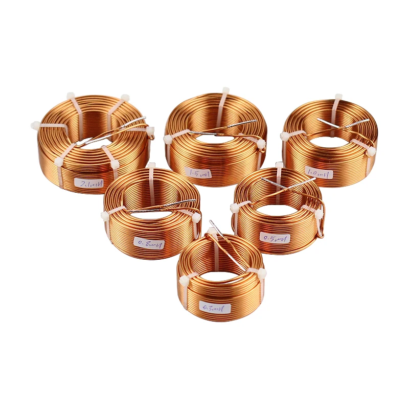 

1pc GHXAMP 1.5mm 0.3mH 0.5mH 1.0mH 1.5mH 2.1mH Speaker Crossover inductor Hollow Inductance Coil 4N Oxygen-Free Copper