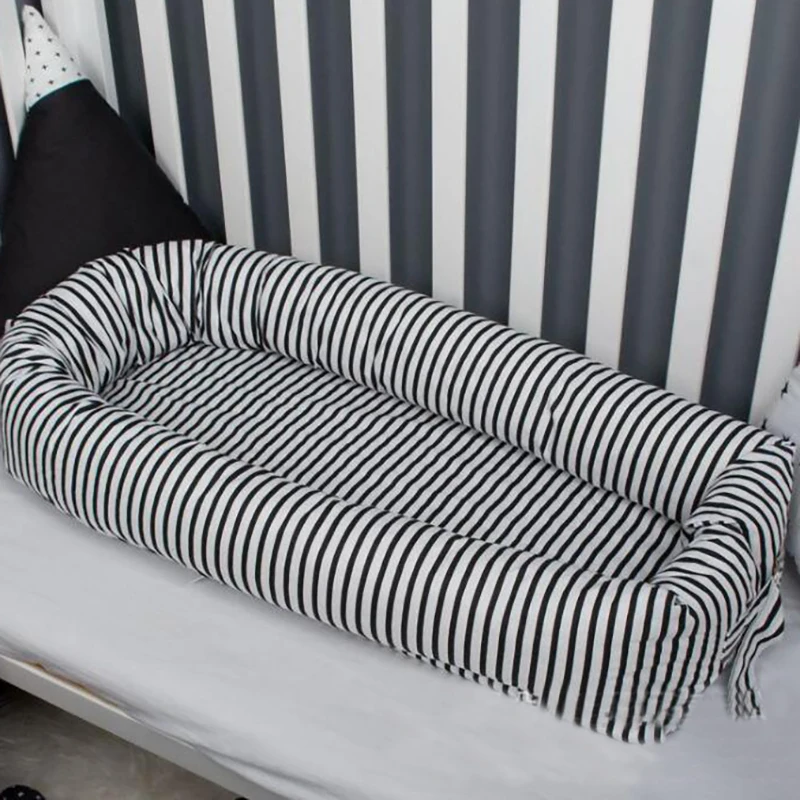 Детская портативная кроватка спальная корзина хлопковая детская бамперы для