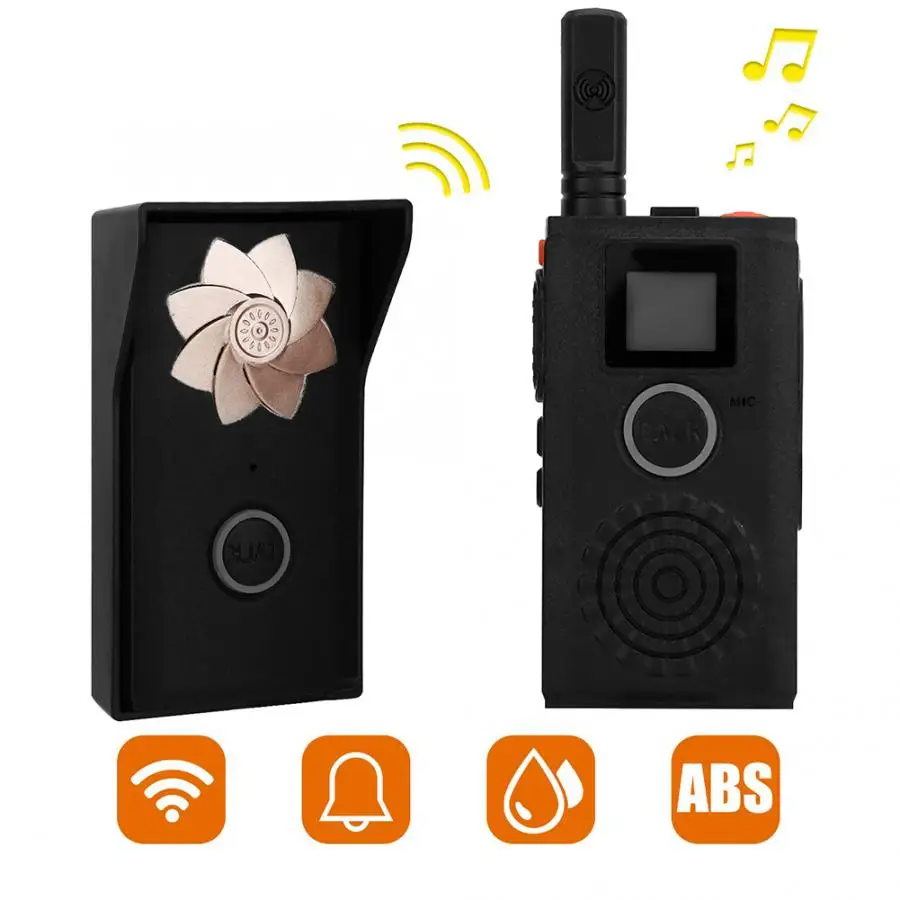 Домашний отель KTV мини открытый беспроводной домофон дверной звонок Walkie Talkie