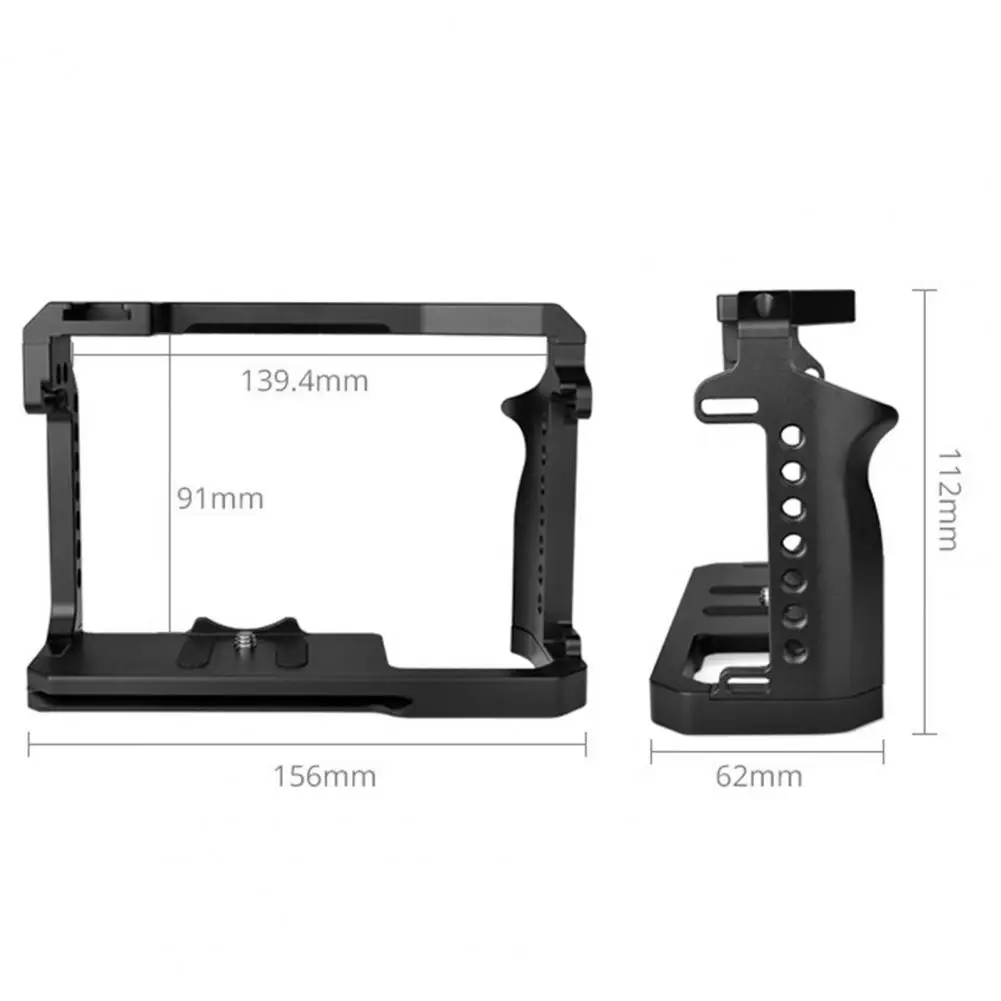 

Protective Case Camera Cage Shooting Accessory for Canon for EOS R5/R6 Camera Cage Aluminum Alloy Durable Protective Case