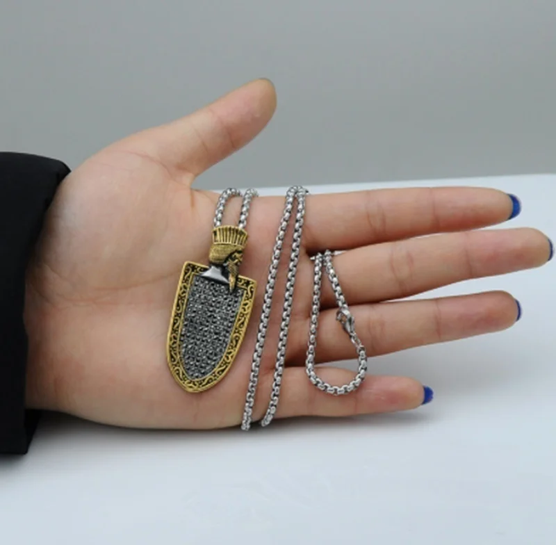 Мужское ожерелье из титановой нержавеющей стали в стиле панк | Украшения и