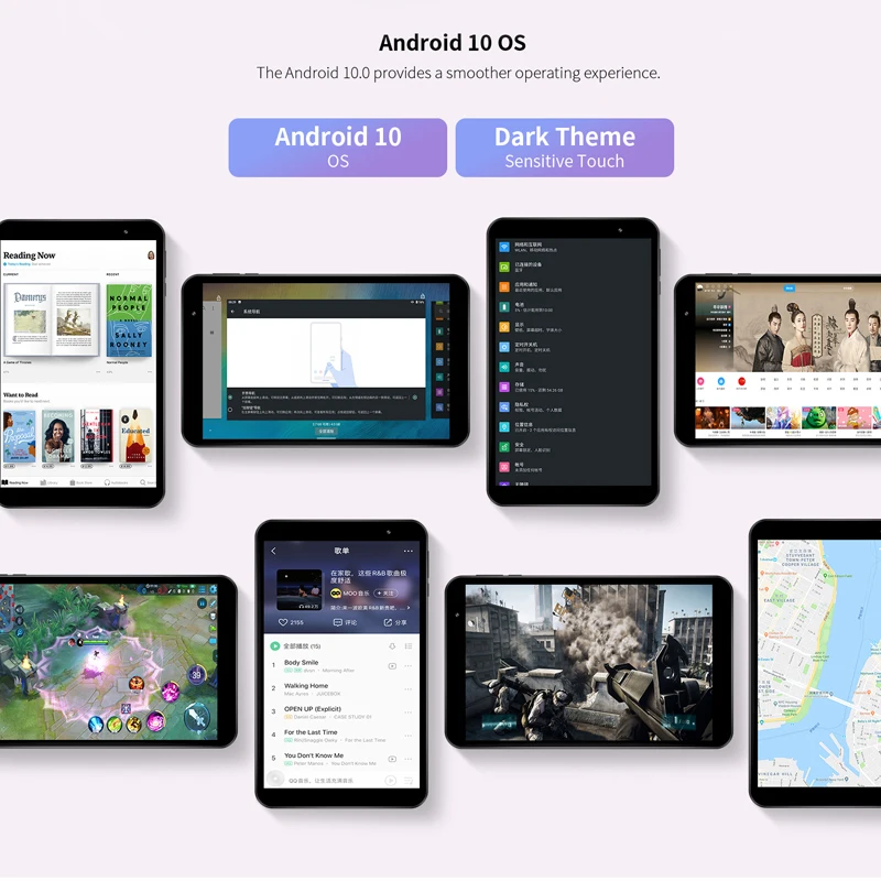 Teclast P80 8 дюймов Android 10 GE8300 1280x800 IPS четырехъядерный 2 Гб ОЗУ 32 ПЗУ две камеры Wifi