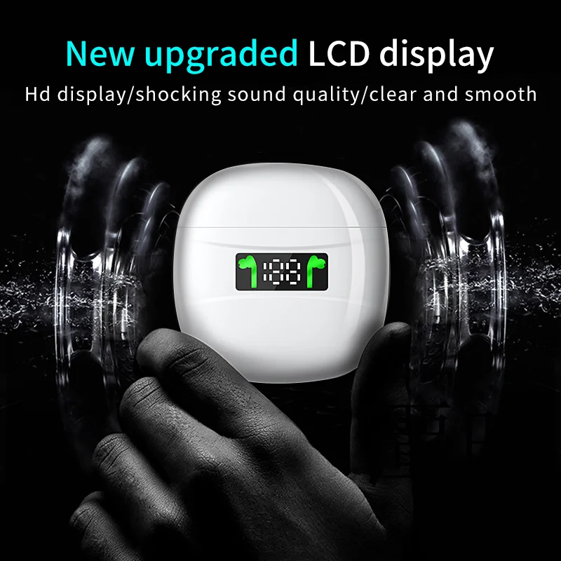 J3 PRO TWS Bluetooth 5 2 беспроводные наушники бас стерео светодиодный дисплей с