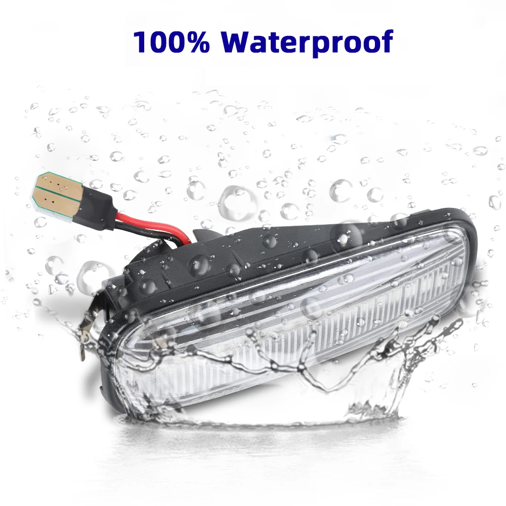 For Honda Civic EK 2/3/4d CRV Ballade Hatchback Sedan Car Accessories Lamps Dynamic Amber LED Side Marker Turn Signal Light 2Pcs - купить по