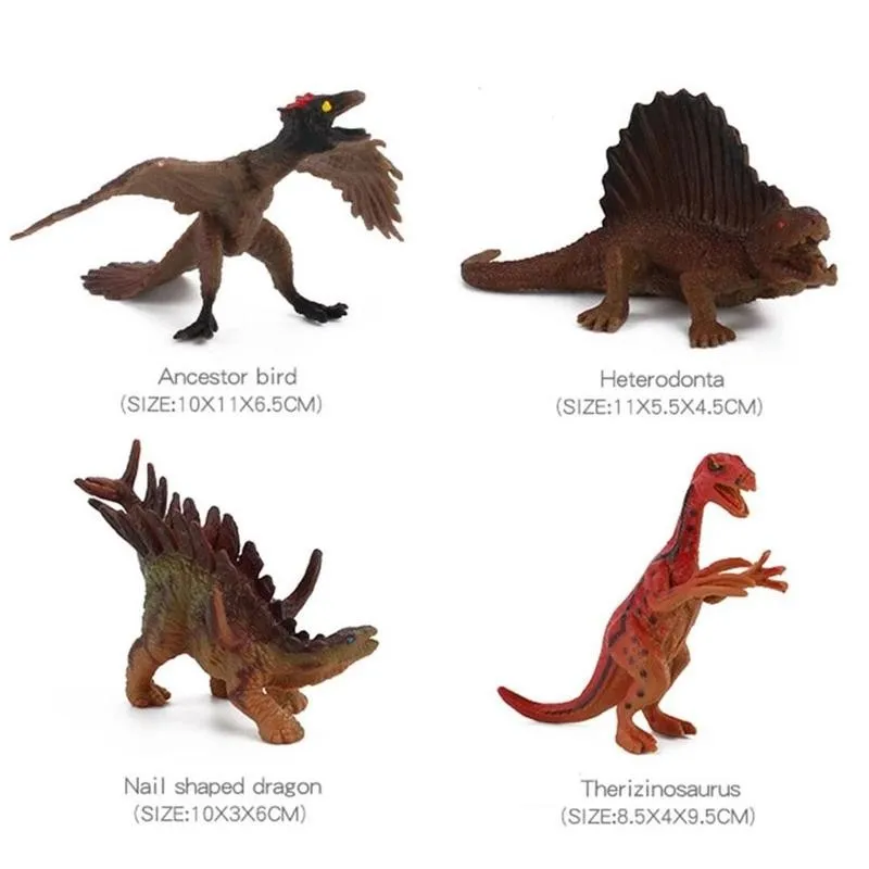 

Kids Simulation Dinosaur Model Figurines Collection Toy Set Jurassic Dinosaurs Tyrannosaurus Carnivorous Dragon Christmas Gifts