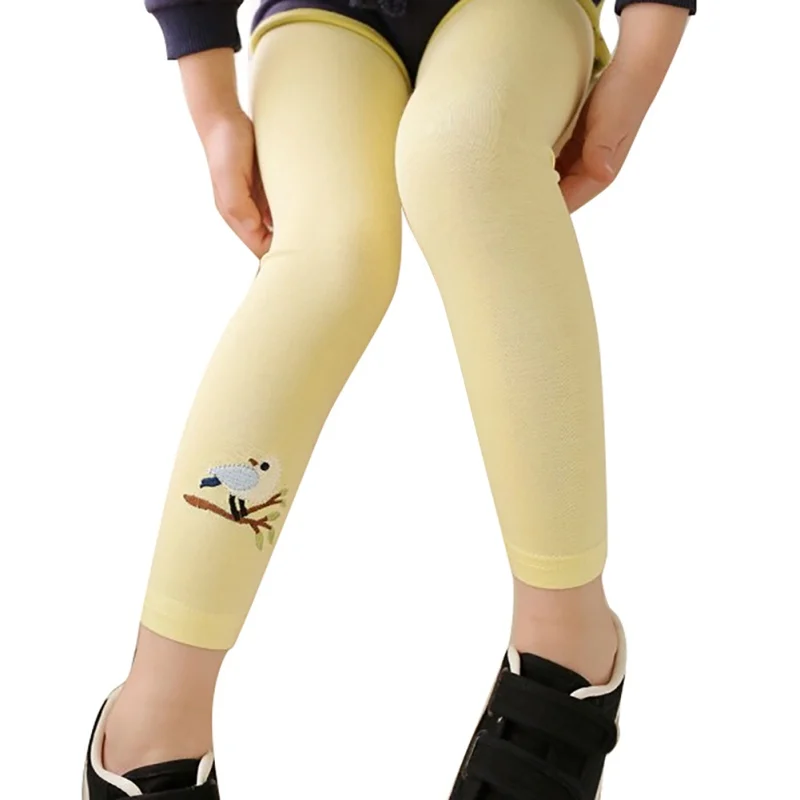 Теплые флисовые леггинсы для девочек с принтом кролика | Мать и ребенок