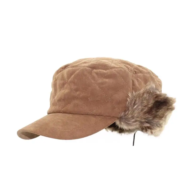 Зимняя теплая шапка Lei Feng мужская для холодной погоды Женская Толстая шерстяная с