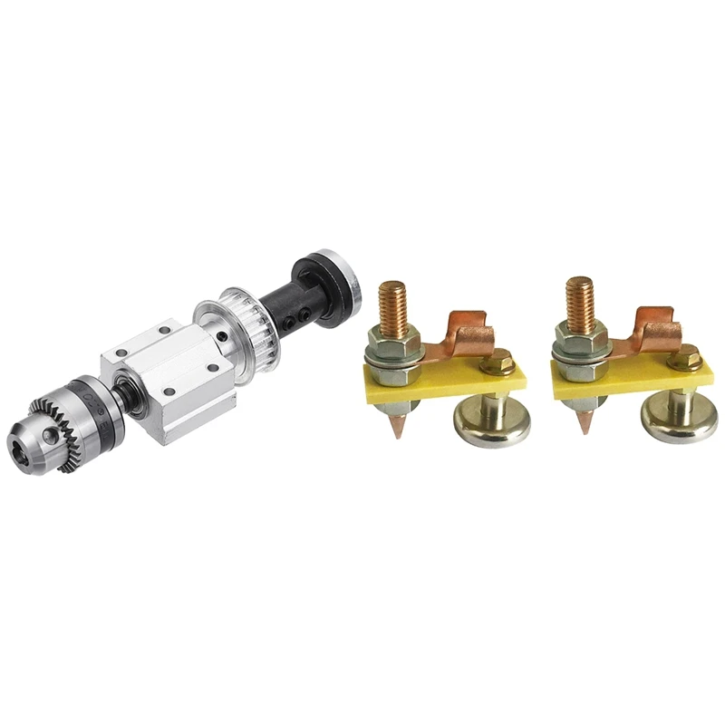 

Promotion! 1 Set Diy Woodworking Cutting Grinding Spindle Trimming Belt Set & 1 Set Grounding Connector, Car Body with Magnetic