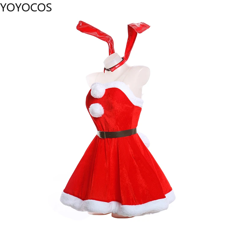 YOYOCOS Амин сакуражима Май костюмы для косплея Рождественский кролик косплей