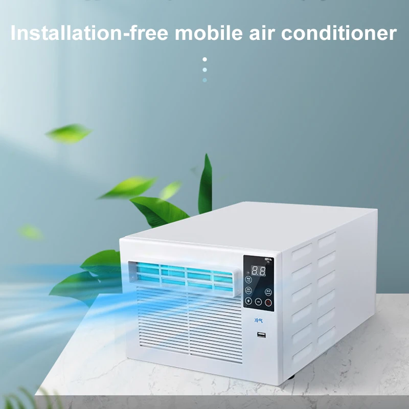 Room Dormitory Portable Air Cooler Remote Control Small Desktop Refrigeration Conditioning Fan Panel 900W | Бытовая техника