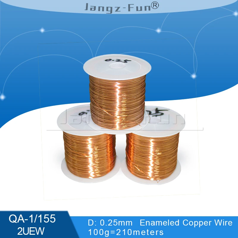 100 г 210 метра полиуретановая эмалированная медная проволока диаметром 0 25 мм