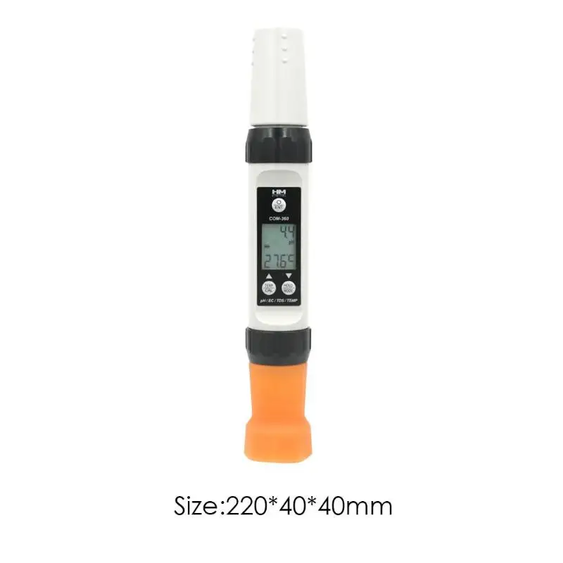 HM COM-360 PH/TDS/EC/Temp метр 4 в 1 тест качества воды твердость ручка
