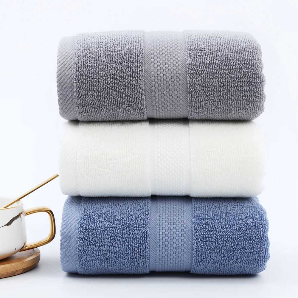 

Высококачественное полотенце из 100% хлопка, 4 шт., супер впитывающее толстое полотенце, мягкое удобное банное полотенце 34x70 см