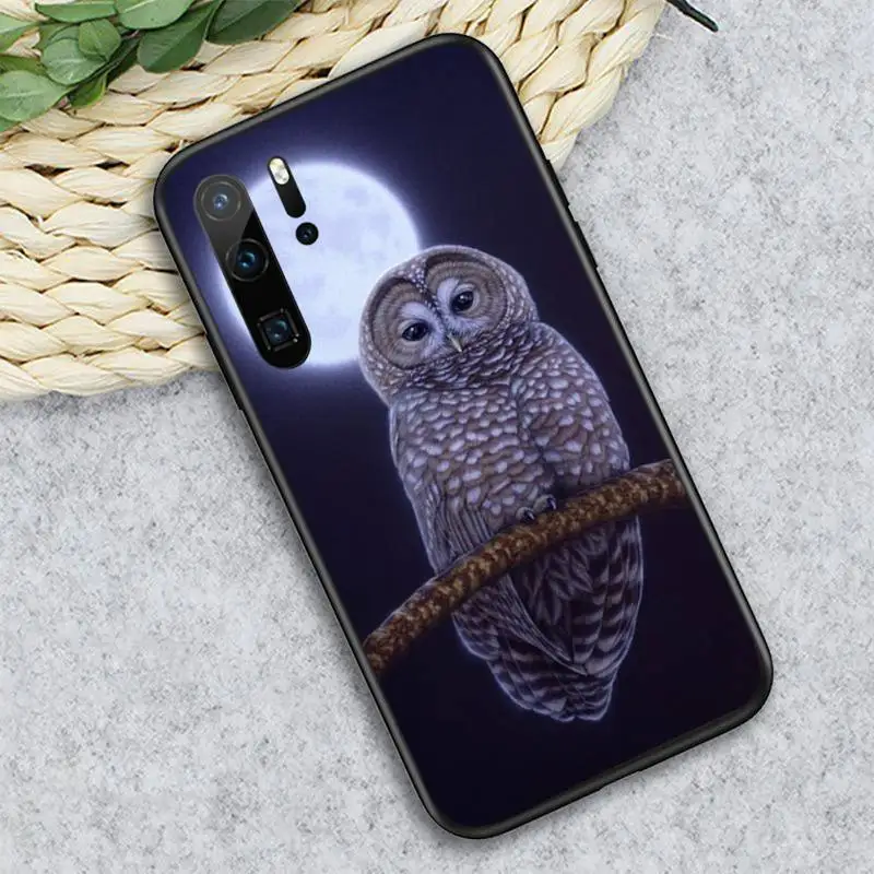

owl Bird animal cute cartoon Phone Case For Huawei honor Mate P 10 20 30 40 i 9 8 pro x Lite smart 2019 nova 5t