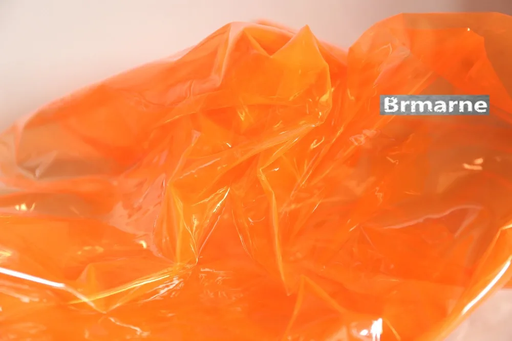 50cm*122cm/piece Transparent high-gloss raincoat waterproof tpu film diy handmade fabric