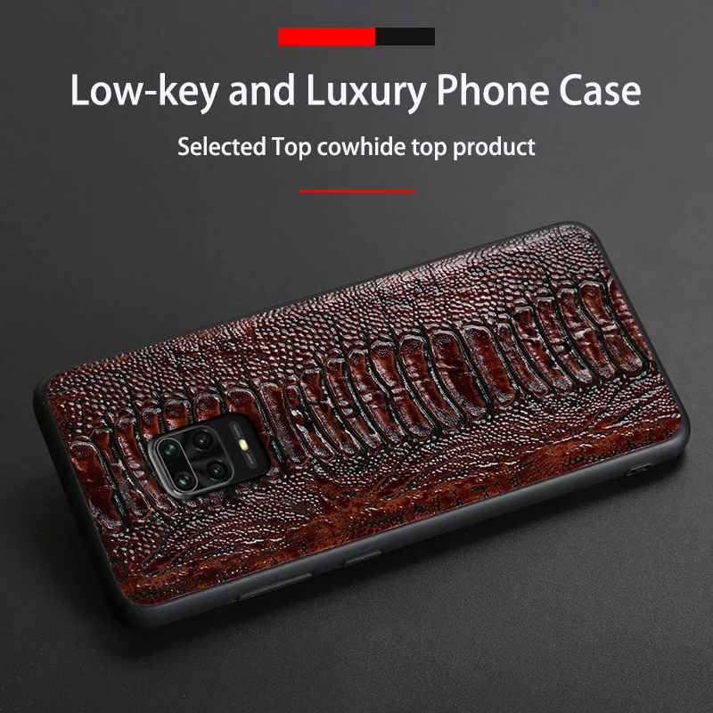 Кожаный чехол для телефона Xiaomi mi-8 A1 A2 A3 Lite 5X 6X Mix 2s 3/Redmi 6 6A 7 7A 10X 4G K20 K30 Pro страуса