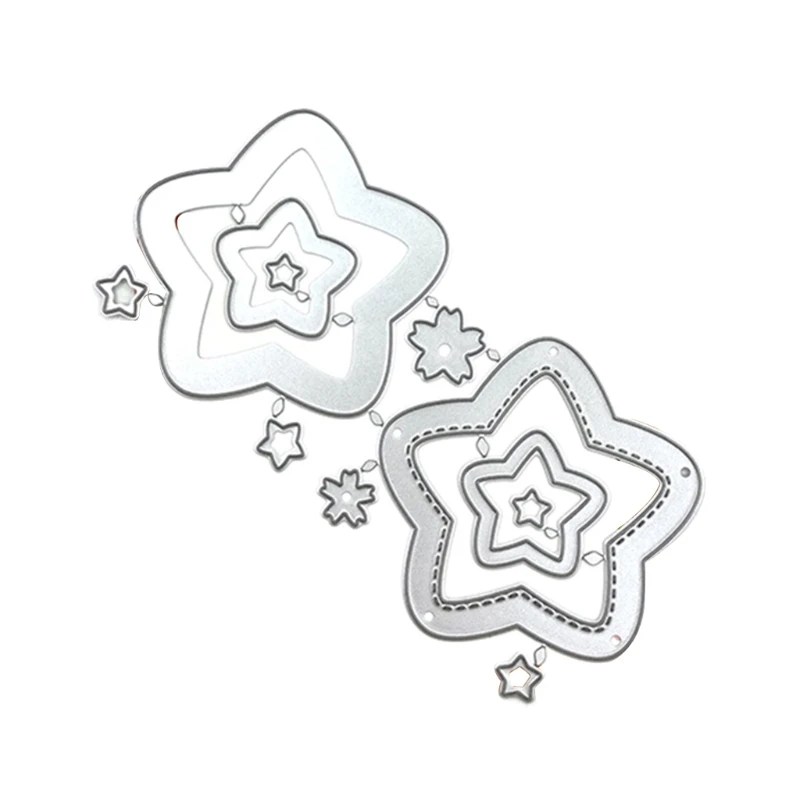 

Stars Metal Cutting Dies Stencil Scrapbooking DIY Album Stamp Paper Card Embossing Decoration Craft