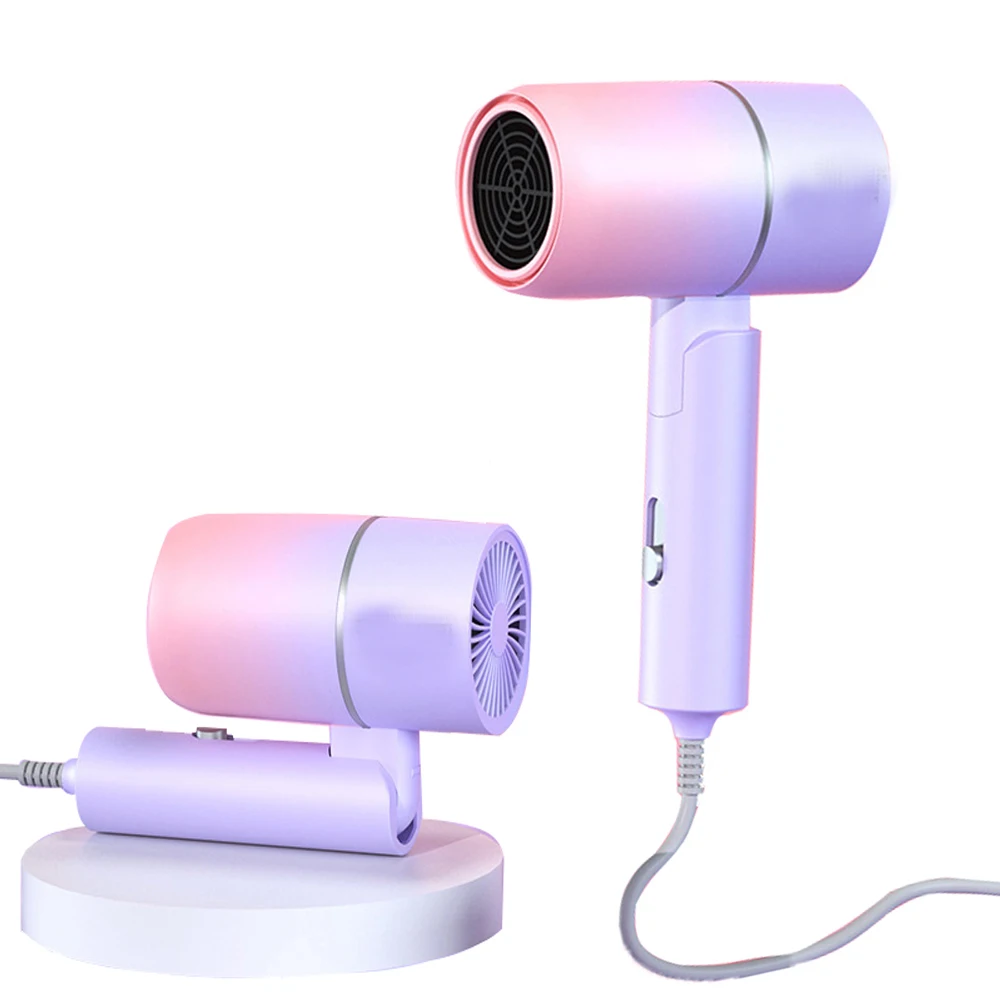 

Professional Hammer Folding Hairdryer Electric Dryer Salon Blowdryer Hot And Cold Wind Hair Drying Tools